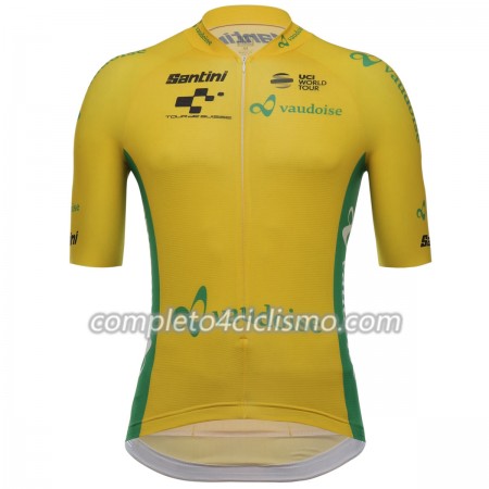 Maglia Gialla 2018 Tour de Suisse Manica Corta